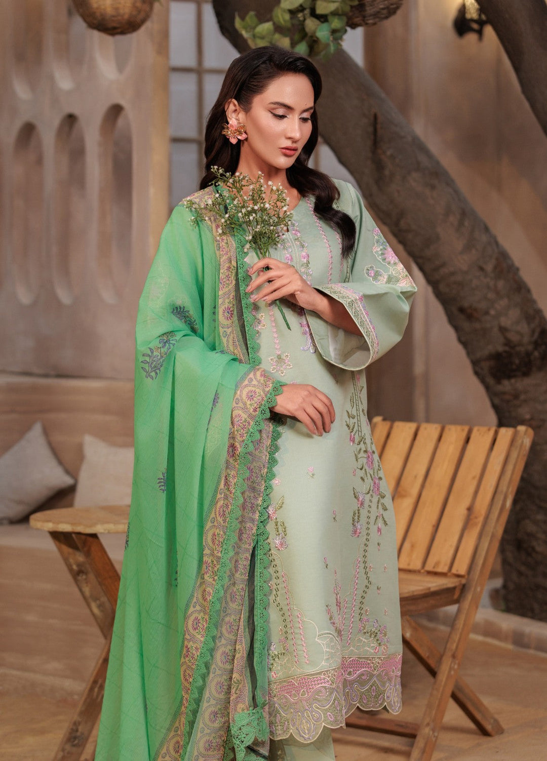 Rang e Gul by Huma Gul Unstitched Embroidered Lawn 3 Piece Suit HG-606 Rangrez - Summer Collection