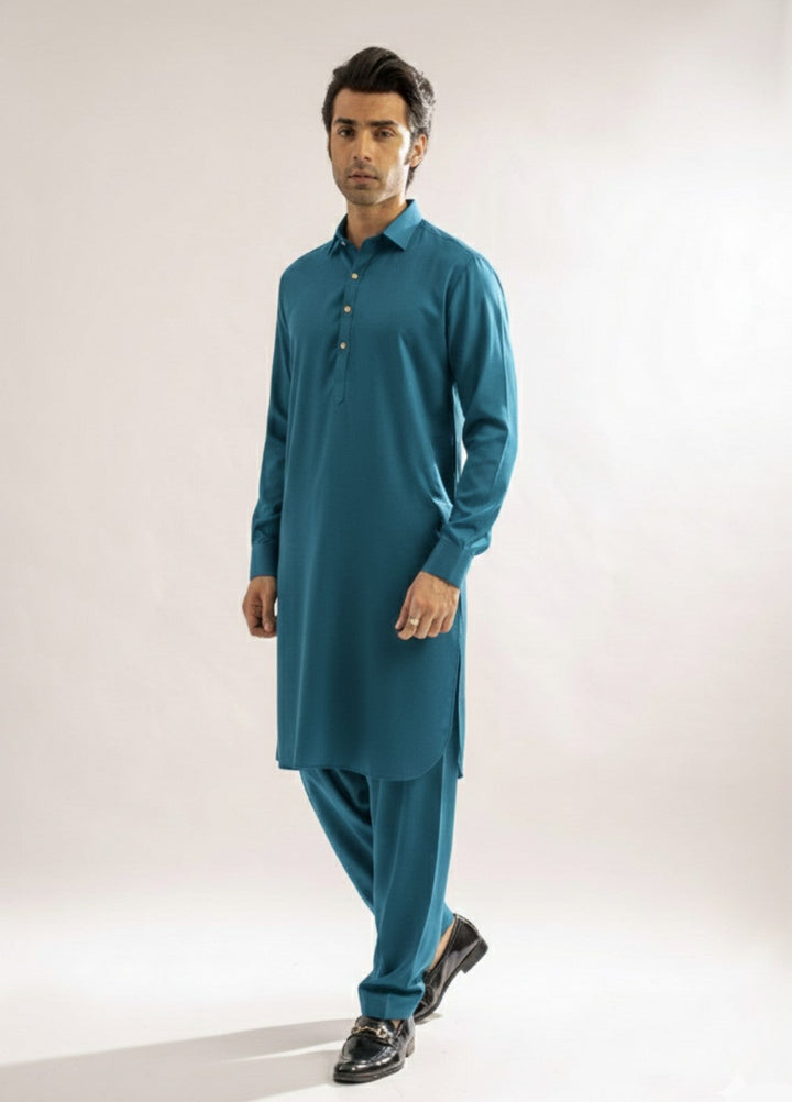 Sea green premium shalwar kameez