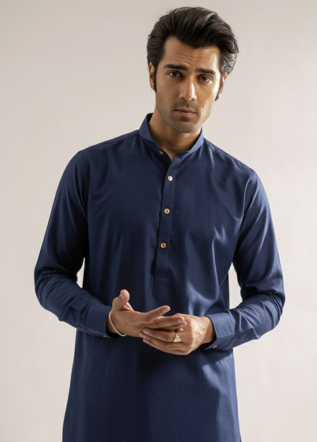 Electric blue premium shalwar kameez