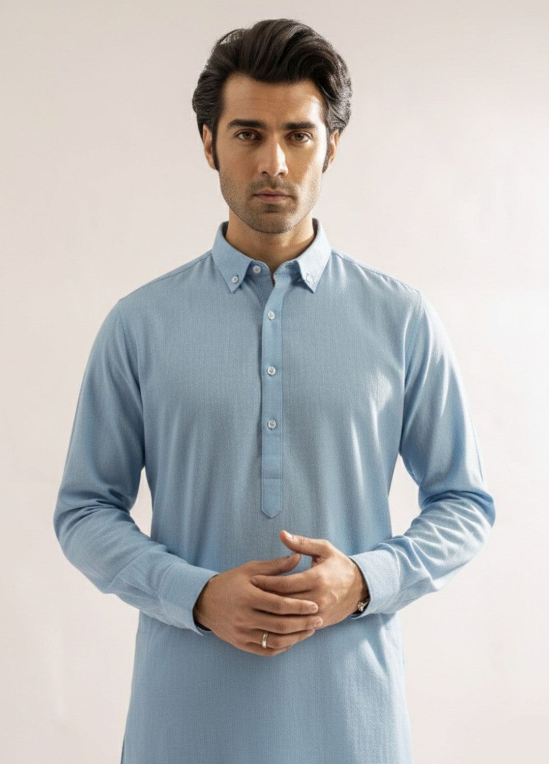 Sky blue premium shalwar kameez