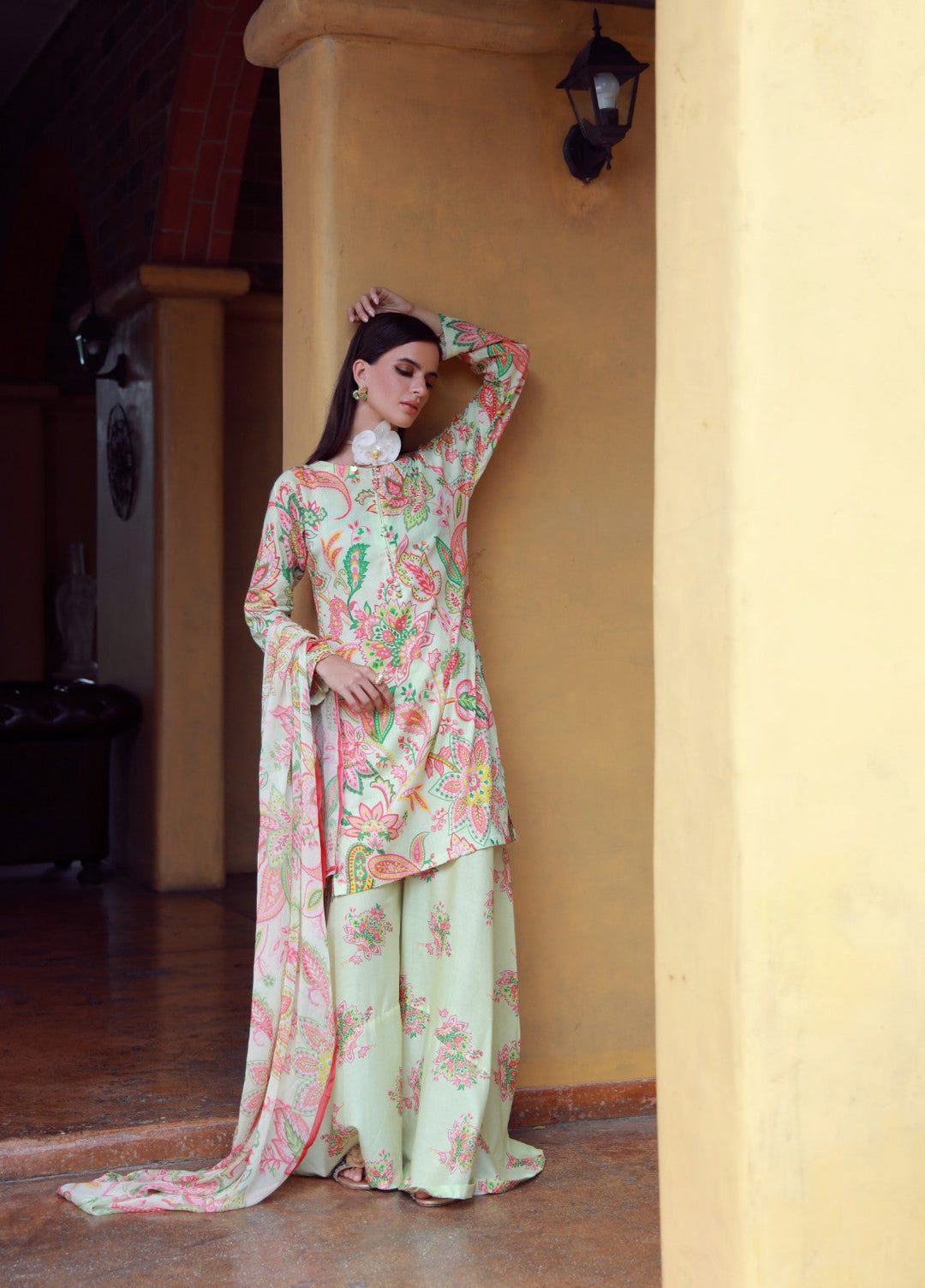 Stillness In Bloom By Feathers Printed Lawn 3 Piece Suit Raylinn - Summer Collection