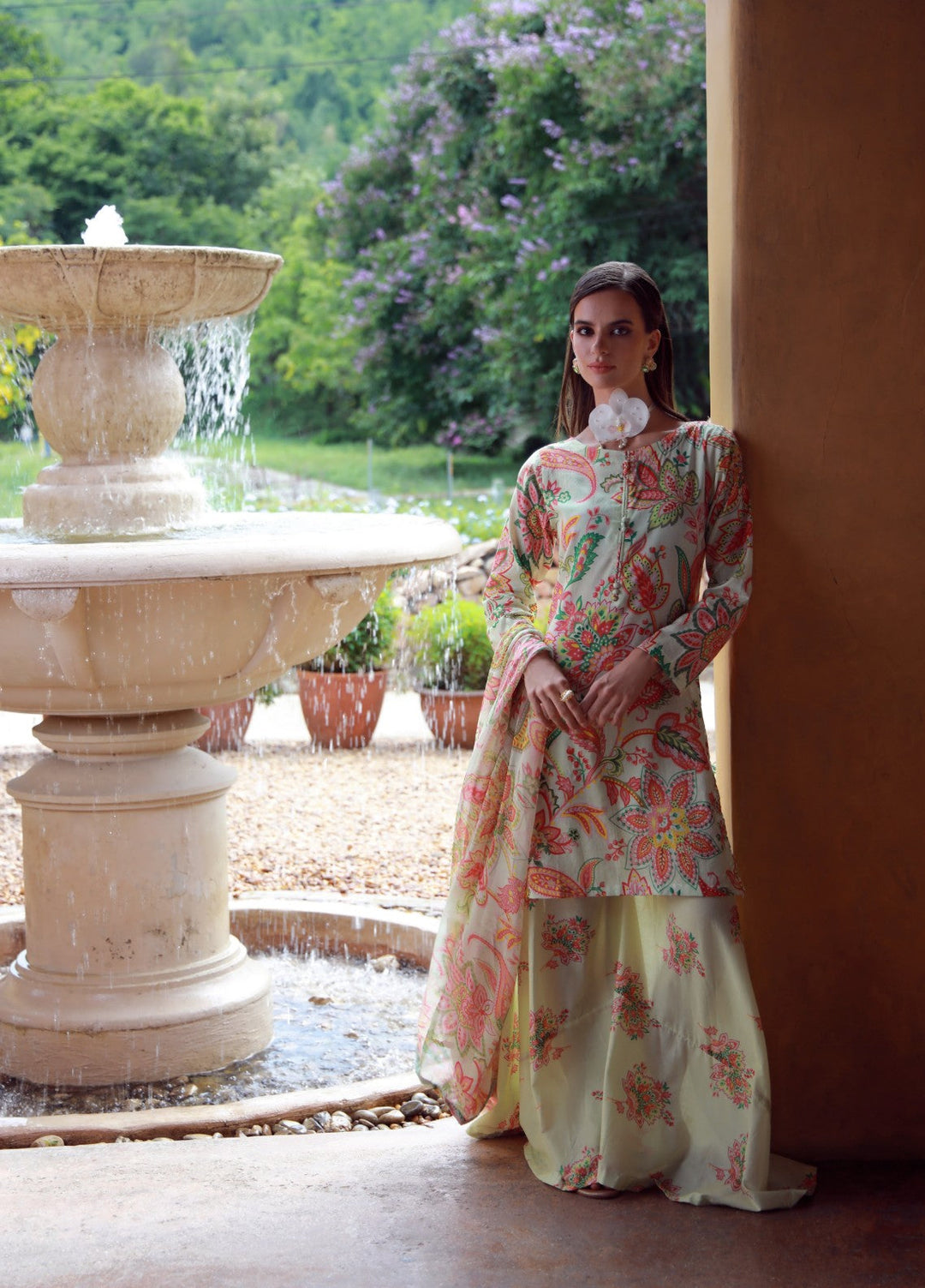 Stillness In Bloom By Feathers Printed Lawn 3 Piece Suit Raylinn - Summer Collection