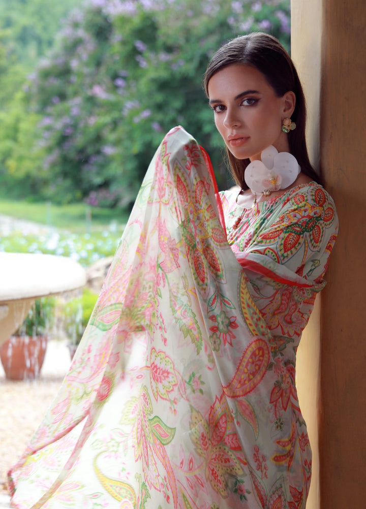 Stillness In Bloom By Feathers Printed Lawn 3 Piece Suit Raylinn - Summer Collection