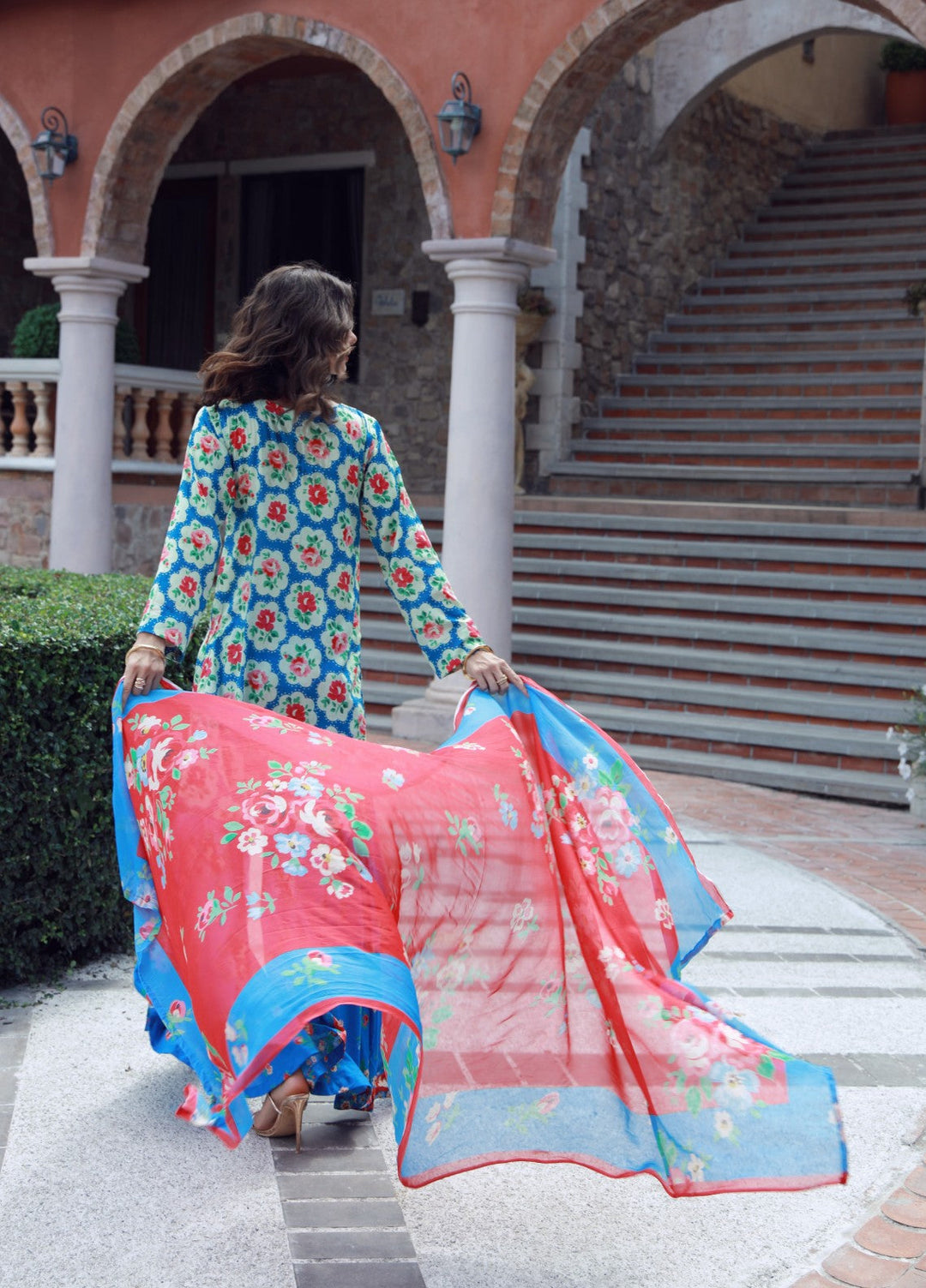 Stillness In Bloom By Feathers Printed Lawn 3 Piece Suit Celezia - Summer Collection