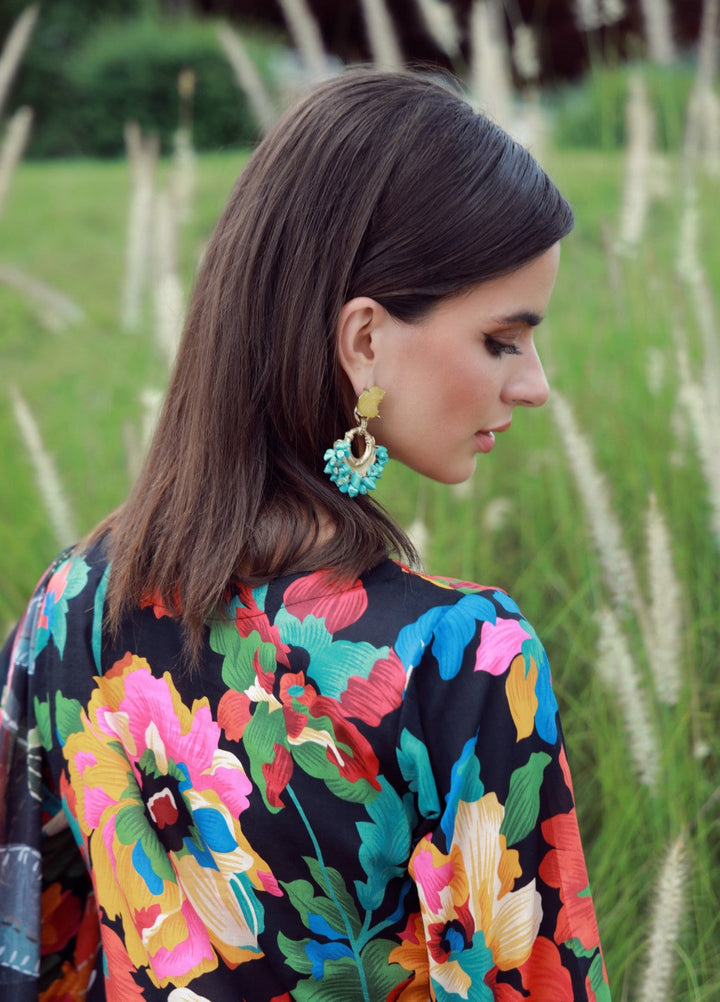 Stillness In Bloom By Feathers Printed Lawn 3 Piece Suit Obloria - Summer Collection