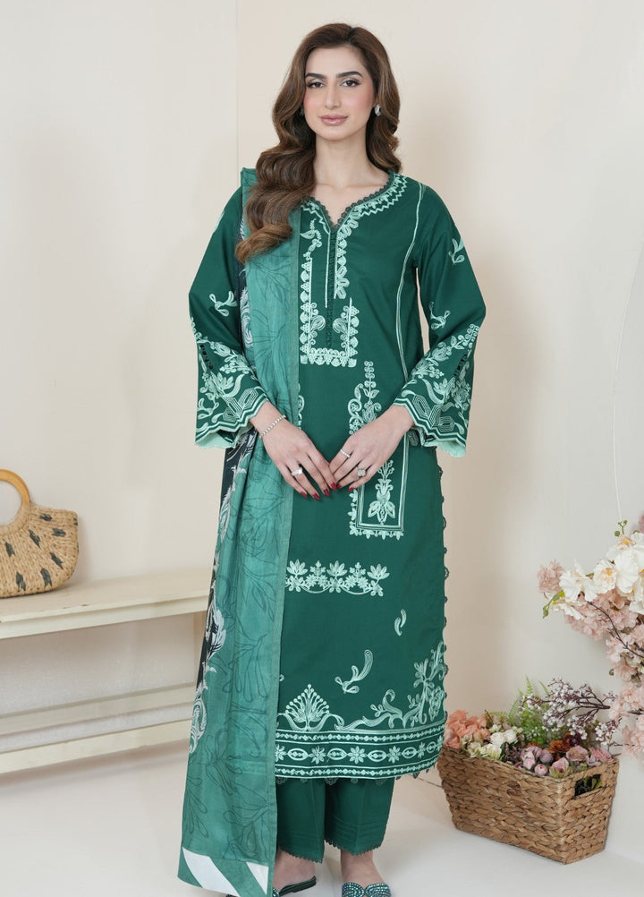 Atiya Irfan Women RTW Embroidered Lawn 3 Piece Suit SL-07 - Summer Collection