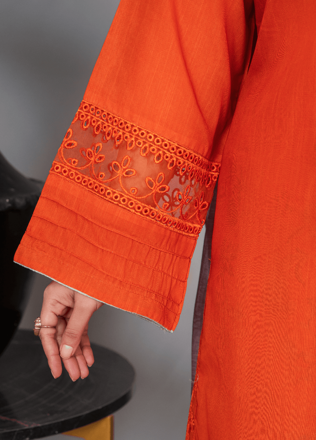 Fresh Fits by Haniya Mahnoor Women RTW Embroidered Raw Silk 3 Piece Suit Sahar - Casual Collection