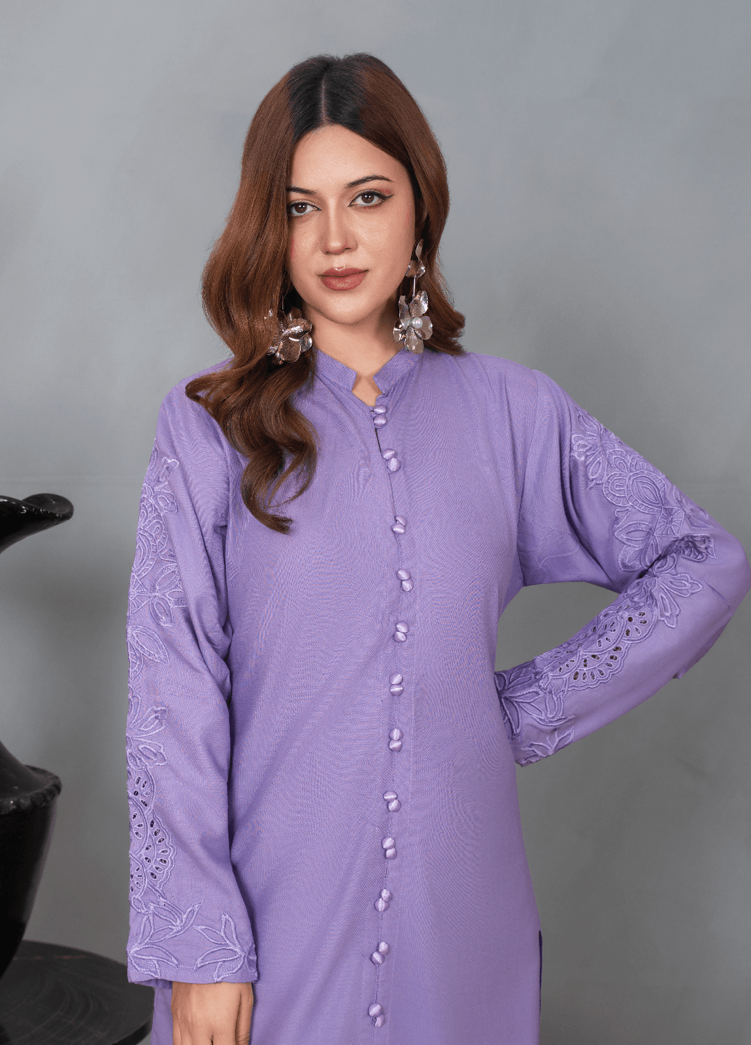 Fresh Fits by Haniya Mahnoor Women RTW Embroidered Linen 2 Piece Suit Zehra - Casual Collection