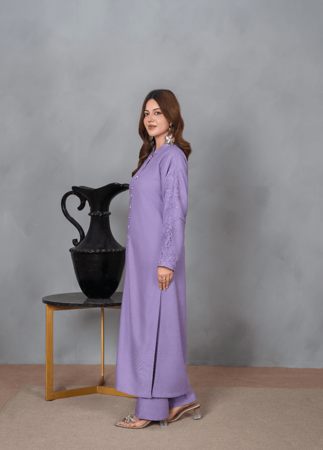 Fresh Fits by Haniya Mahnoor Women RTW Embroidered Linen 2 Piece Suit Zehra - Casual Collection