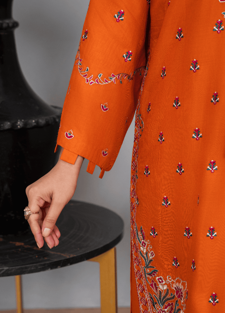 Fresh Fits by Haniya Mahnoor Women RTW Embroidered Linen 2 Piece Suit Ayla - Casual Collection
