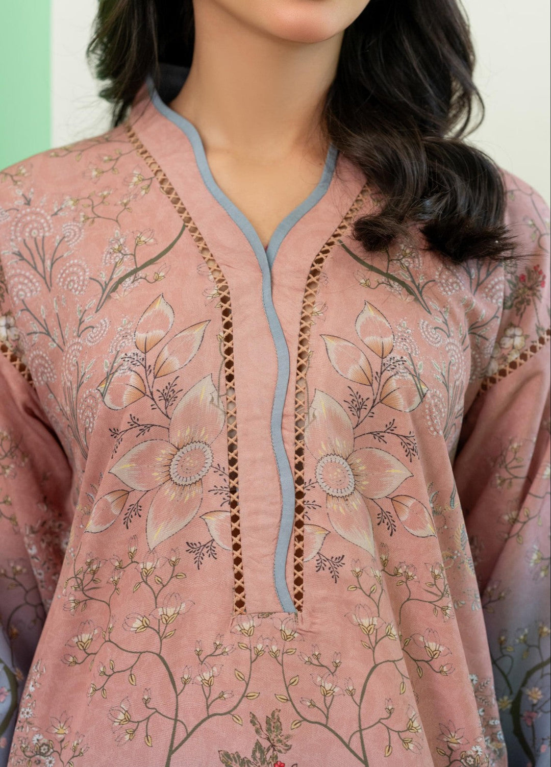 Eid Ki Misaal by Ayesha Somaya RTW Printed Lawn Silk 2 Piece Suit Sugar Rush - Eid Collection