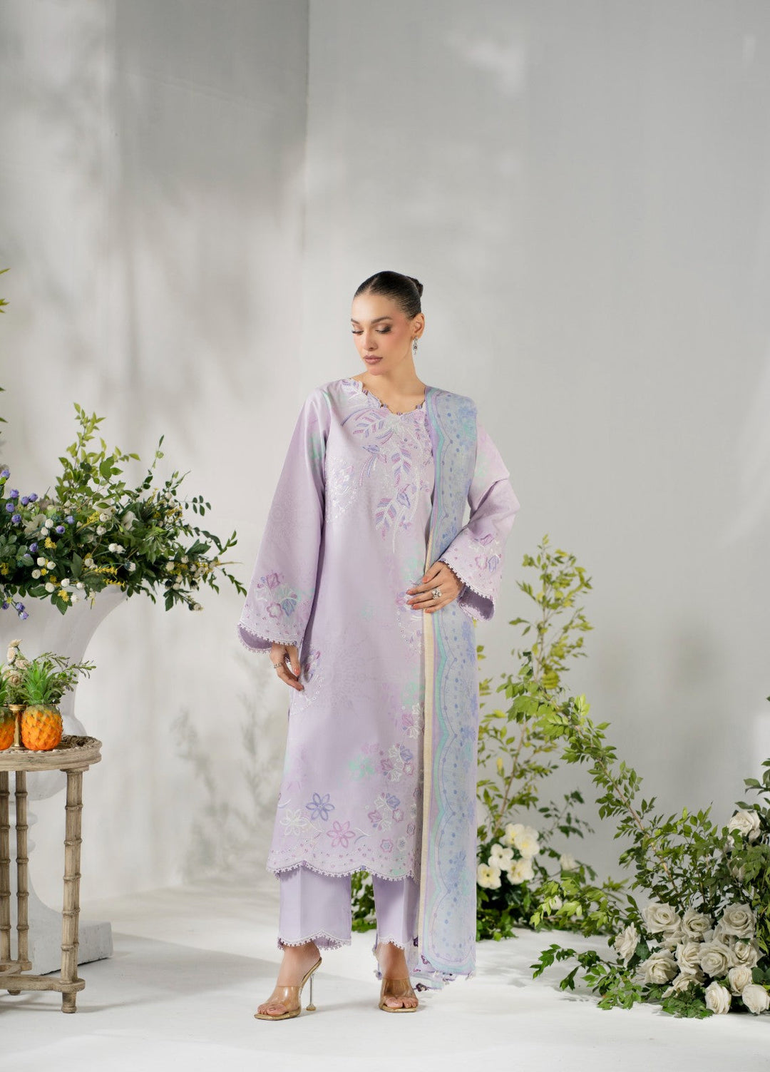Atiya Irfan Women RTW Embroidered Lawn 3 Piece Suit AT-05 - Summer Collection