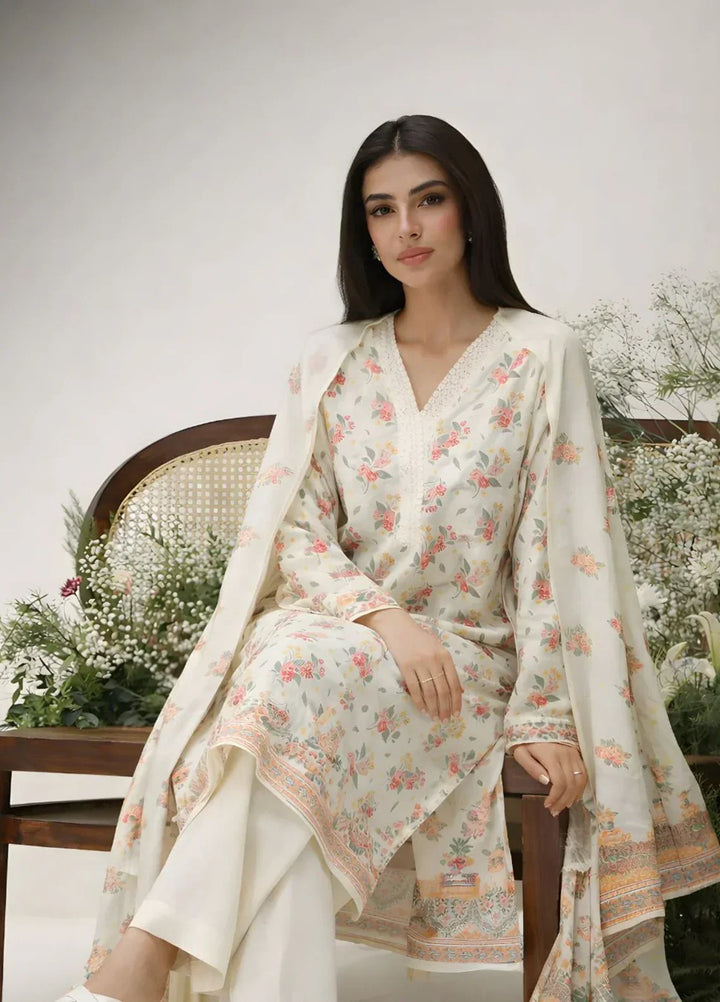 Ayla Studio RTW Printed Premium Lawn Jacquard 3 Piece Gul-e-Narma - Eid Collection