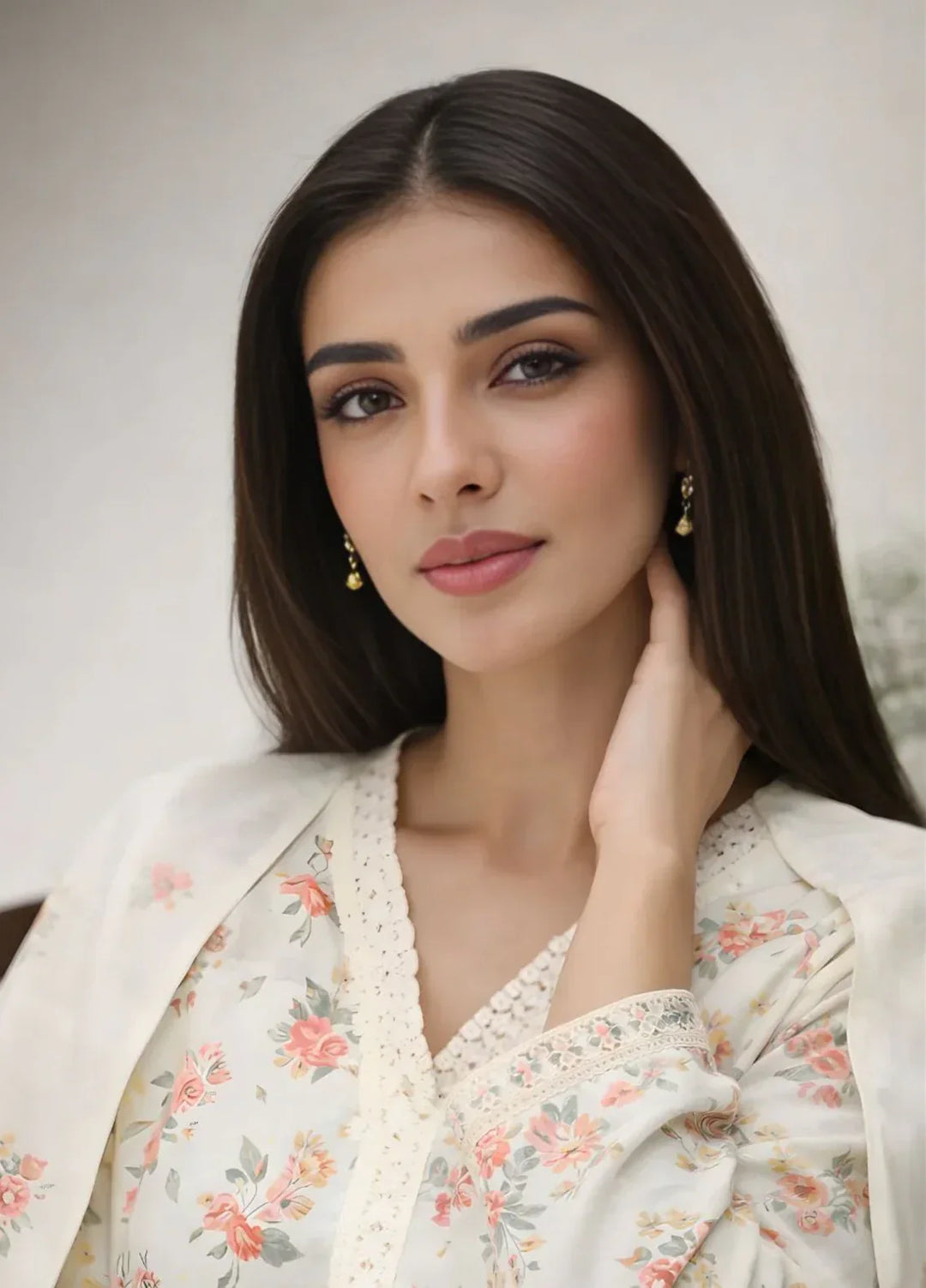 Ayla Studio RTW Printed Premium Lawn Jacquard 3 Piece Gul-e-Narma - Eid Collection