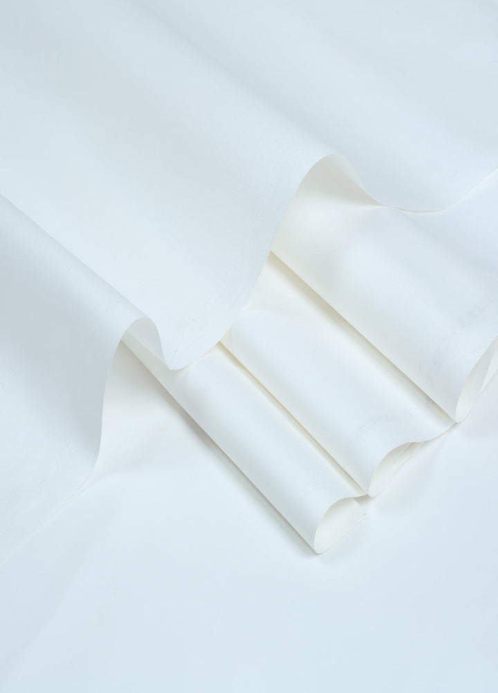 Mizaaj by Fabrich Unstitched Cotton Latha Solids 2 Piece Off White ML-028 - Summer Collection