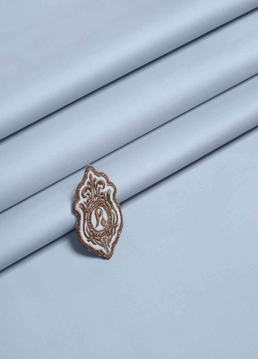 Mizaaj by Fabrich Unstitched Cotton Latha Solids 2 Piece Metal ML-031 - Summer Collection