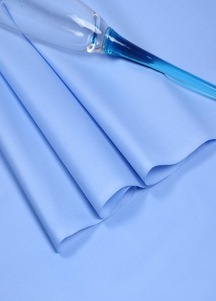 Mizaaj by Fabrich Unstitched Cotton Latha Solids 2 Piece Sky Blue ML-035 - Summer Collection