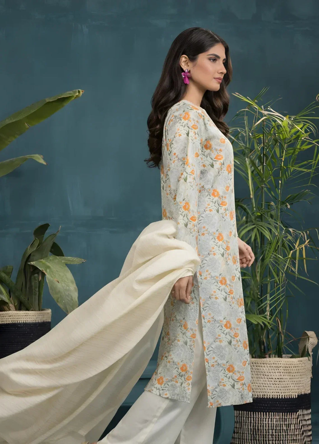 Ayla Studio RTW Printed Premium Lawn 3 Piece Sunehri Subah - Eid Collection