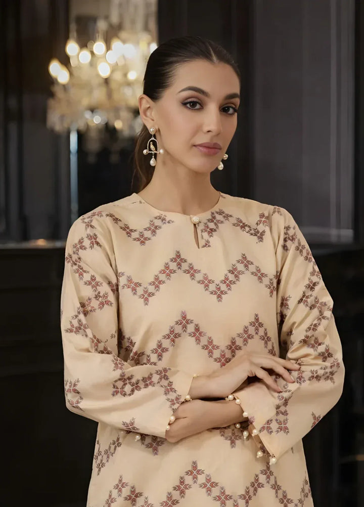 Ayla Studio RTW Printed Premium Dobby Women 3 Piece Sahar Lines - Eid Collection