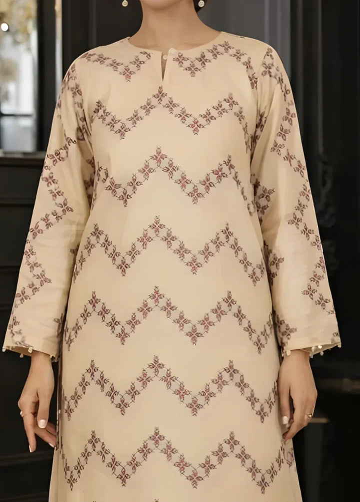 Ayla Studio RTW Printed Premium Dobby Women 3 Piece Sahar Lines - Eid Collection