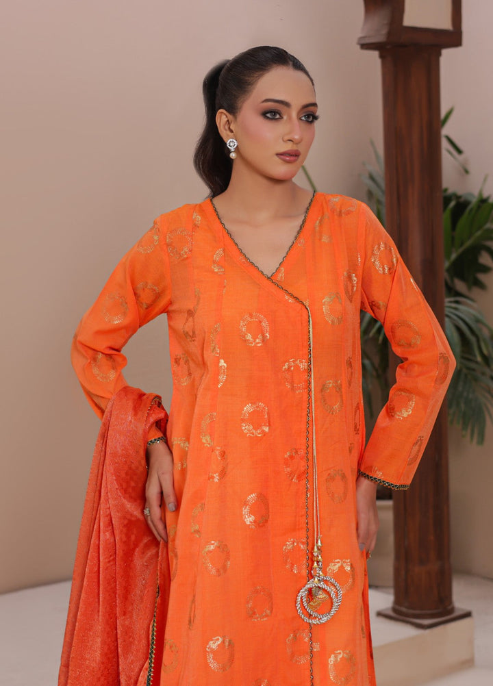 Madiha Gohar Women RTW Printed Cotton Lawn 3 Piece Rangrez Angrakha - Eid Collection