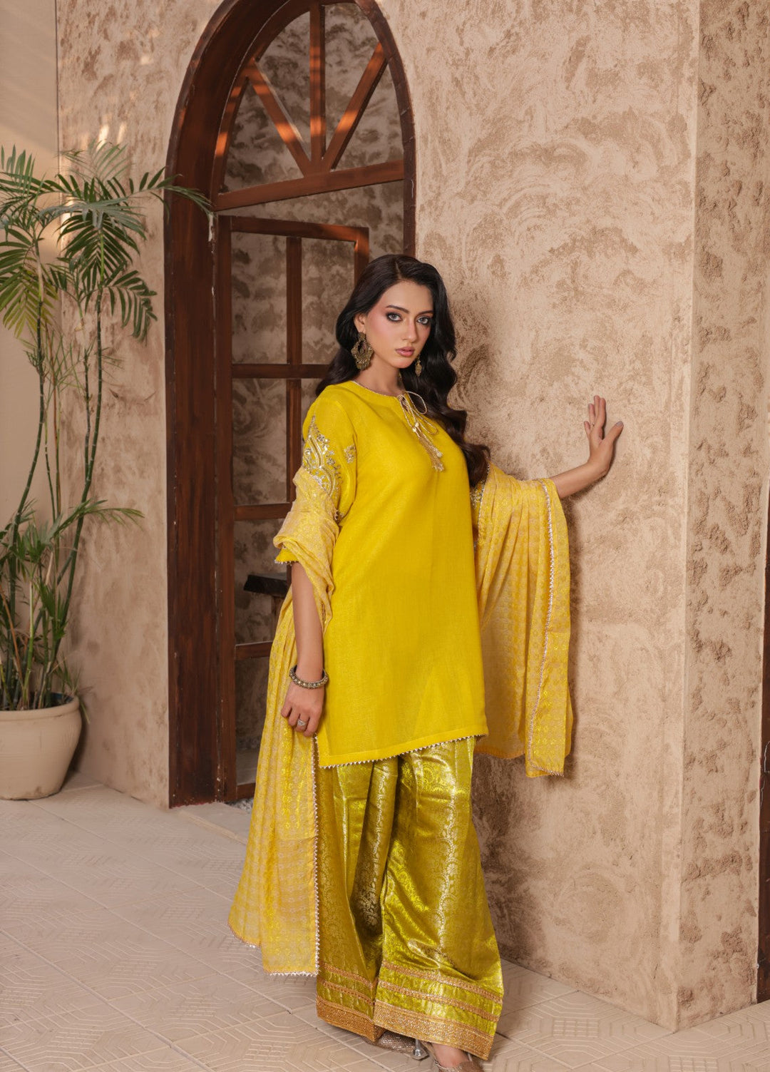 Madiha Gohar Women RTW Embroidered Chiffon 3 Piece Suit ZARMEEN - Festive Collection