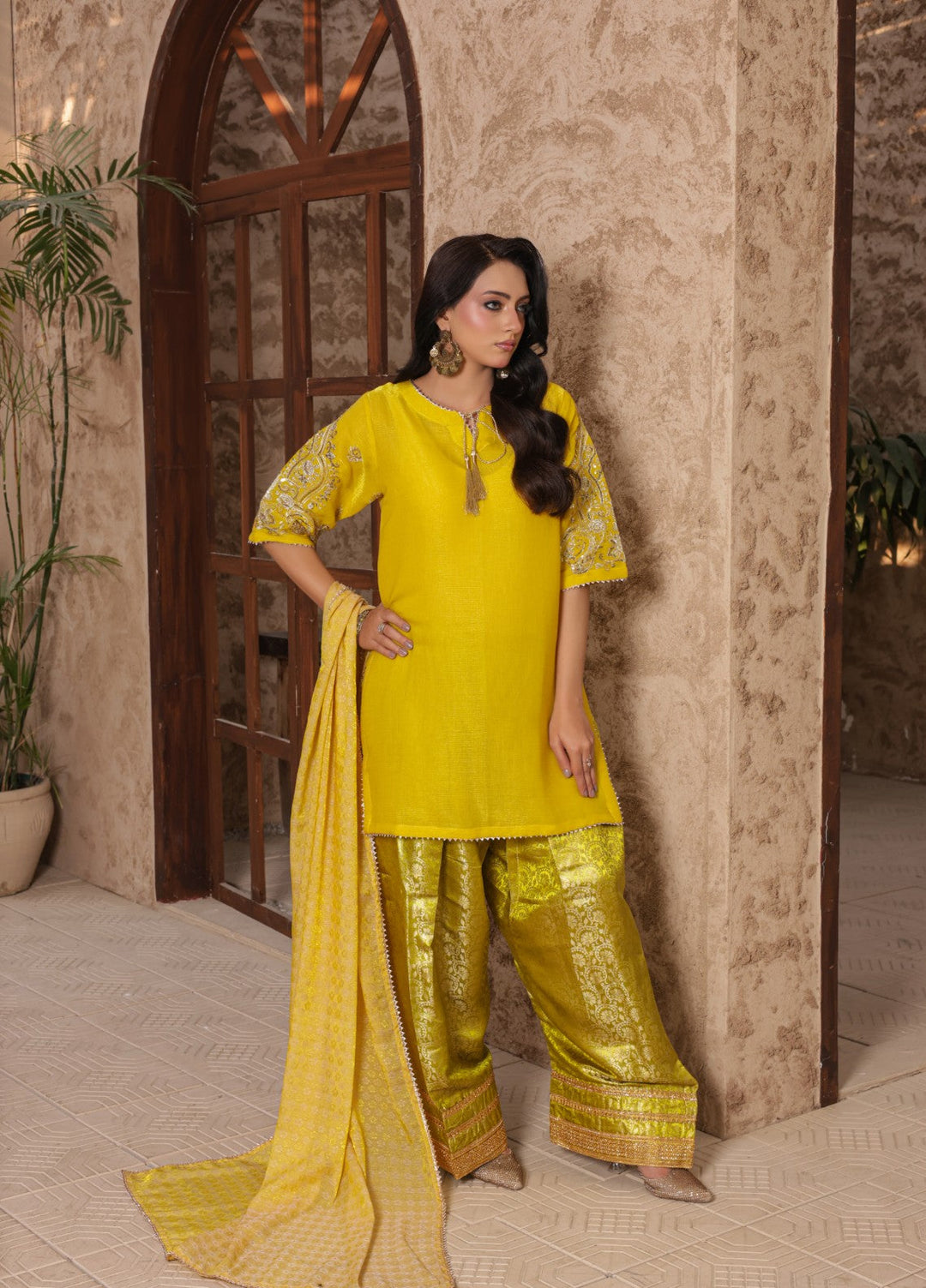 Madiha Gohar Women RTW Embroidered Chiffon 3 Piece Suit ZARMEEN - Festive Collection