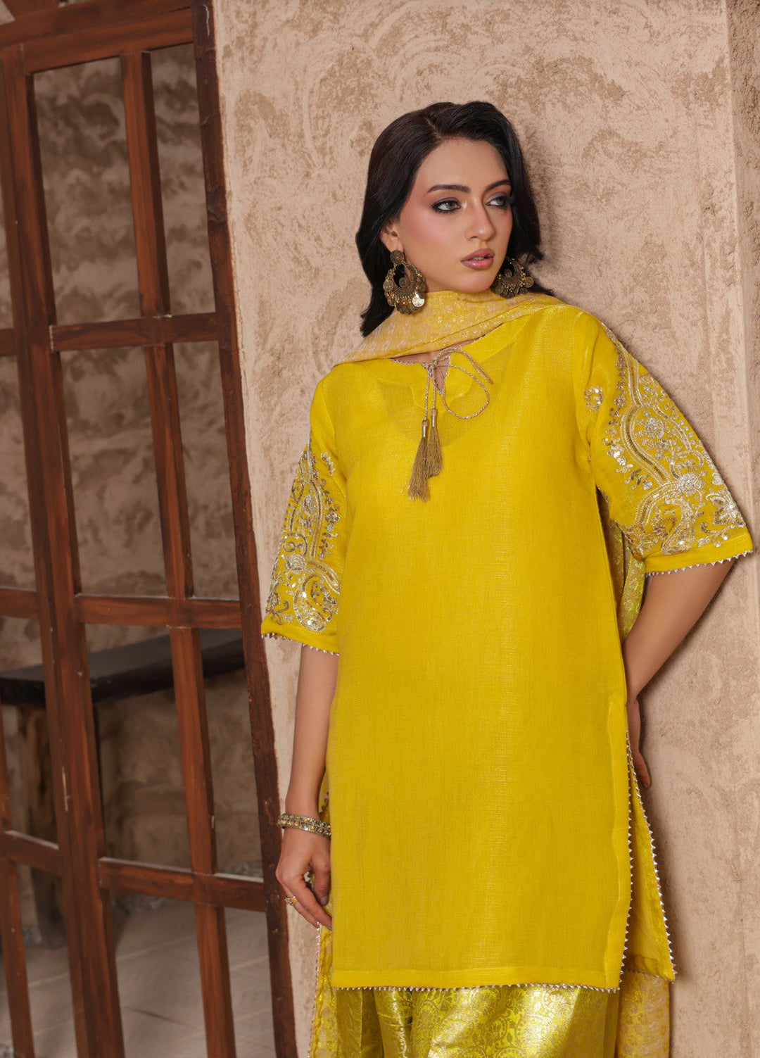 Madiha Gohar Women RTW Embroidered Chiffon 3 Piece Suit ZARMEEN - Festive Collection