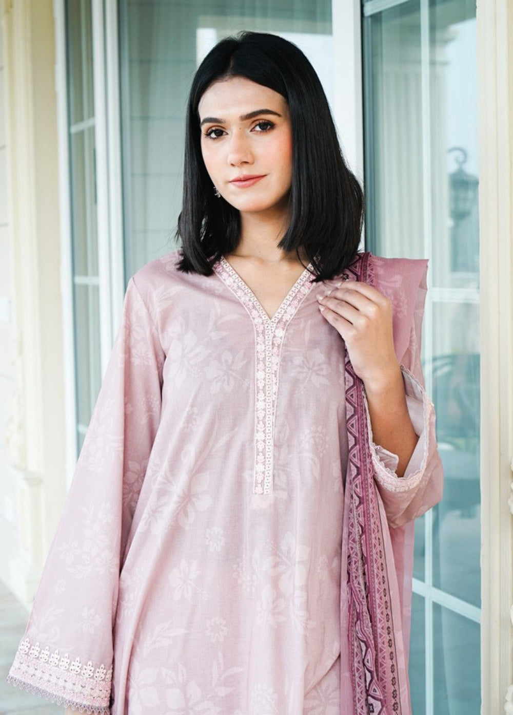 Zyna Unstitched Embroidered Lawn 3 Piece VANYA - Summer Collection