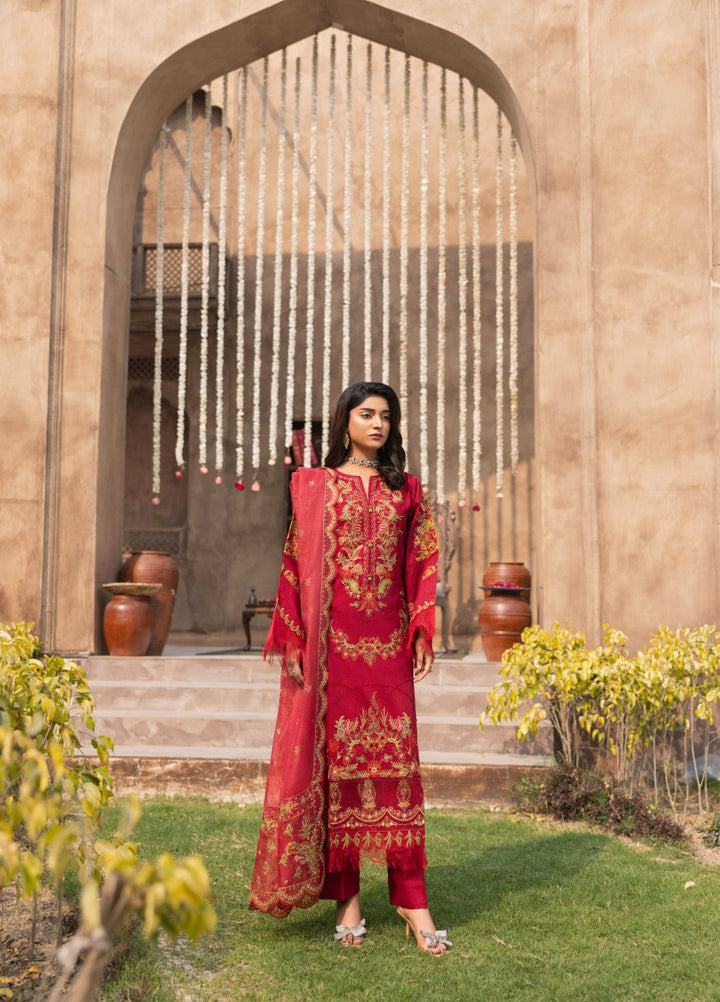 Mah e Noor by Tessa Women Embroidered Lawn 3 Piece Suit Festive Blossom - Festive Collection