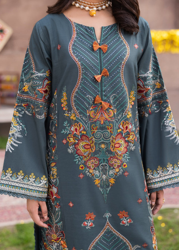 Mah e Noor by Tessa Women Embroidered Lawn 3 Piece Suit Royal Firdaus - Festive Collection