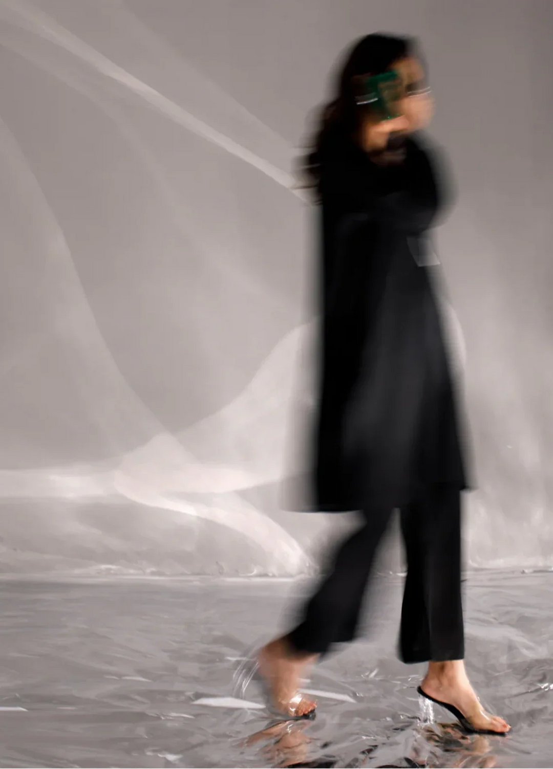 Serendipity by Ombrella RTW Solids Crepe Georgette 2 Piece Elara - Festive Collection