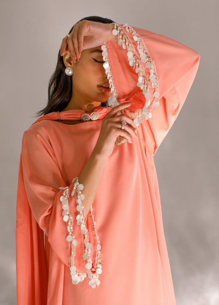 Serendipity by Ombrella RTW Solids Crepe Georgette 2 Piece Aurora - Festive Collection