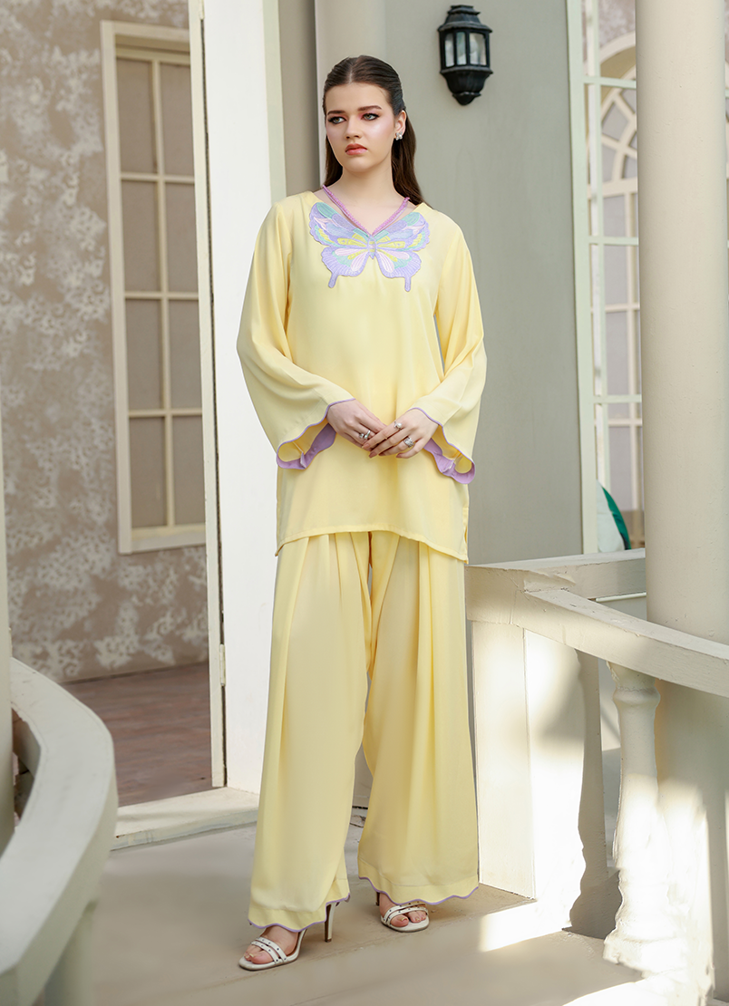 Ripret Women RTW Embroidered Double Georgette 2 Piece Sunbeam - Eid Collection