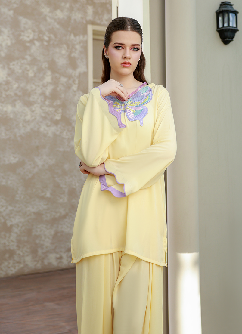 Ripret Women RTW Embroidered Double Georgette 2 Piece Sunbeam - Eid Collection