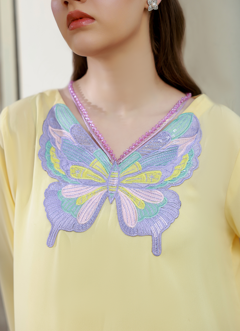 Ripret Women RTW Embroidered Double Georgette 2 Piece Sunbeam - Eid Collection