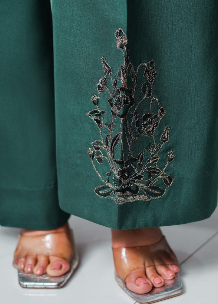 Essential Clothing by Tessa Women RTW Embroidered Lawn 2 Piece Suit Botanic Green - Casual Collection