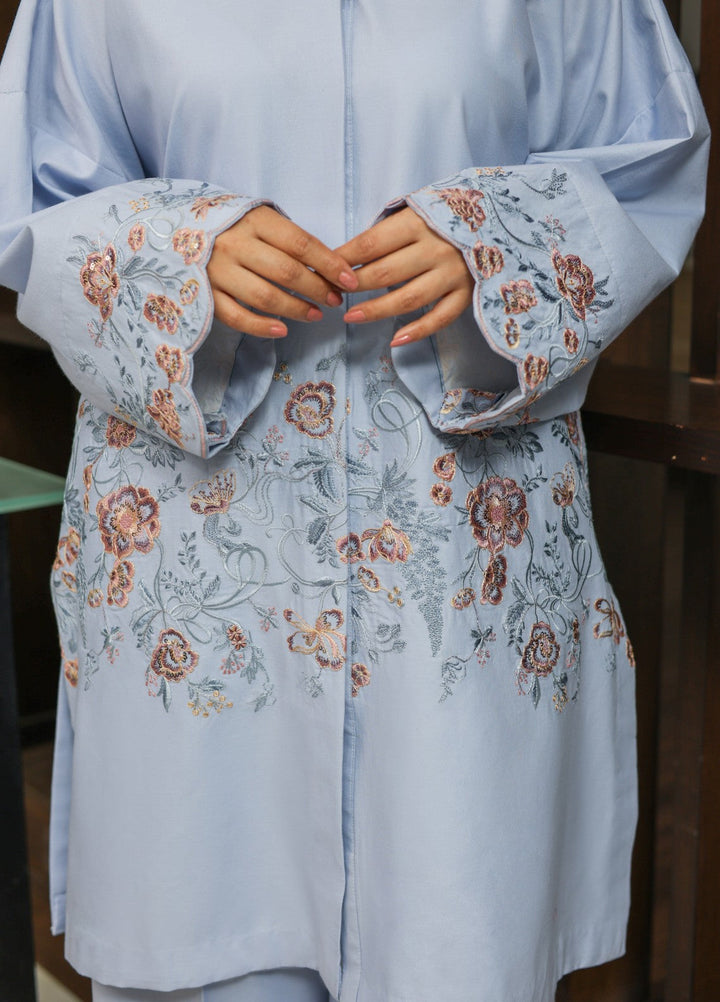 Essential Clothing by Tessa Women RTW Embroidered Lawn 2 Piece Suit Cloud Bloom - Casual Collection