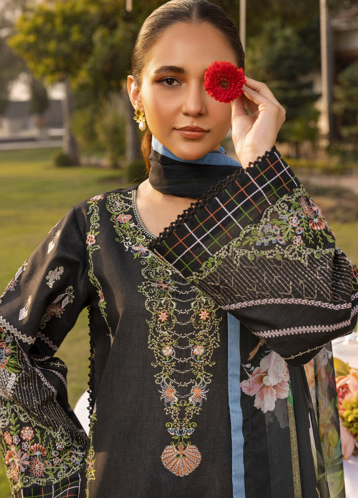 Tessa Women RTW Embroidered Lawn 3 Piece Suit Noir Enchantment - Festive Collection