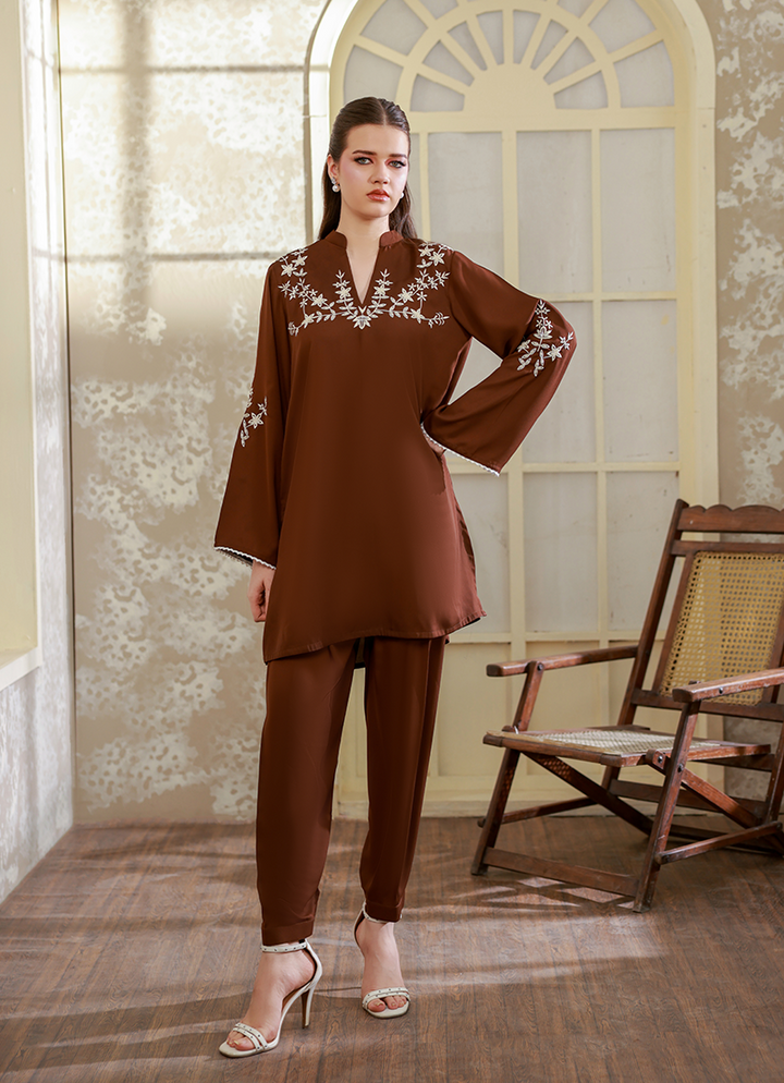 Ripret Women RTW Embroidered Double Georgette 2 Piece Hazel - Eid Collection