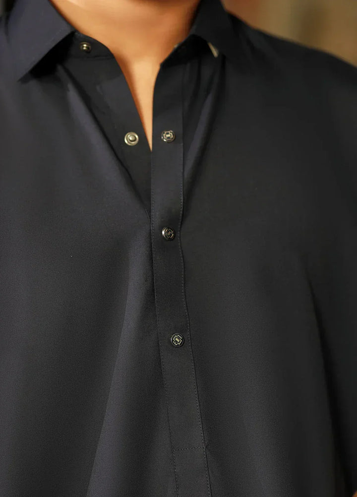 China Boski- Navy Kameez Shalwar