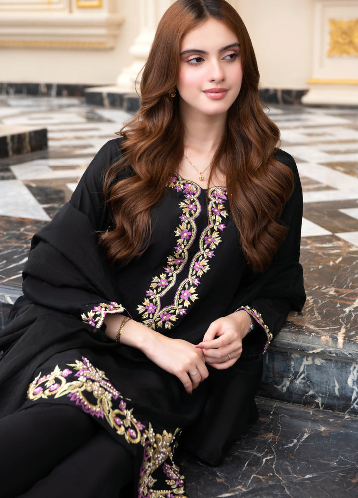 Jasmine by Fajr Khan Women Hand work 3 Piece Suit Doria - Festive Collection