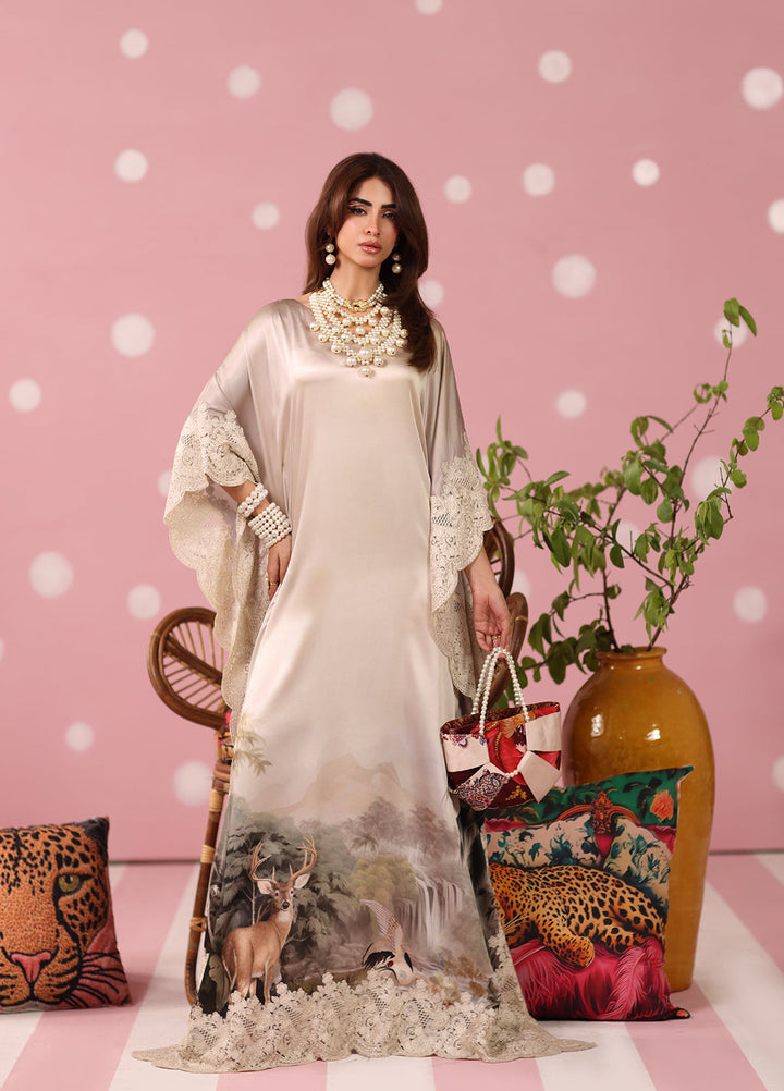 Musferah Saad Women RTW Embroidered Silk 2 Piece Suit Ethereal Eden - Festive Collection