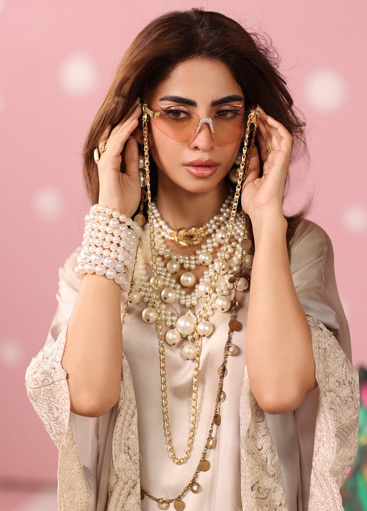 Musferah Saad Women RTW Embroidered Silk 2 Piece Suit Ethereal Eden - Festive Collection