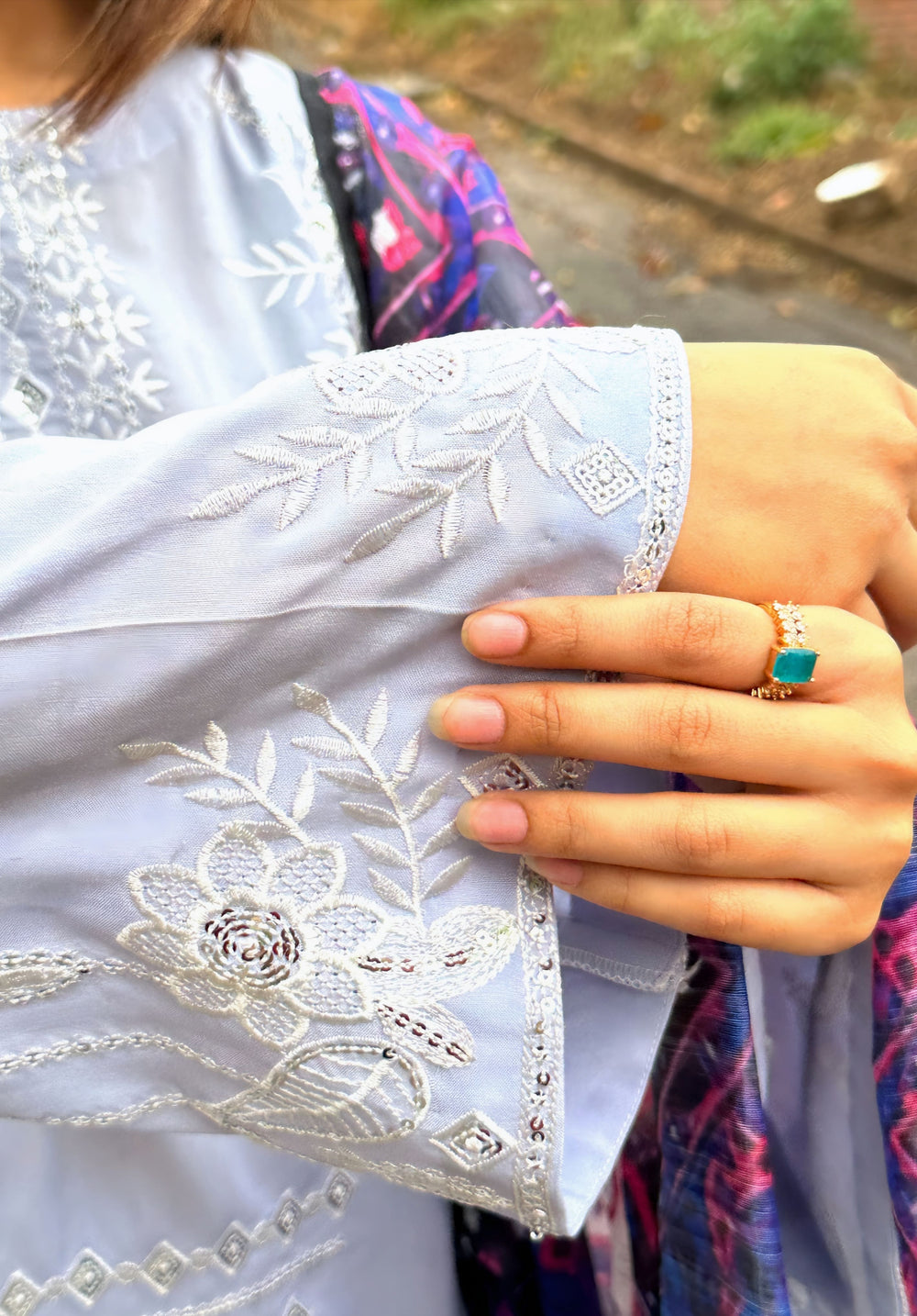 Blossom Aroma from Khuwab by Kazma RTW Lawn Embroidered 3 Piece Suit IRIS - Casual Collection
