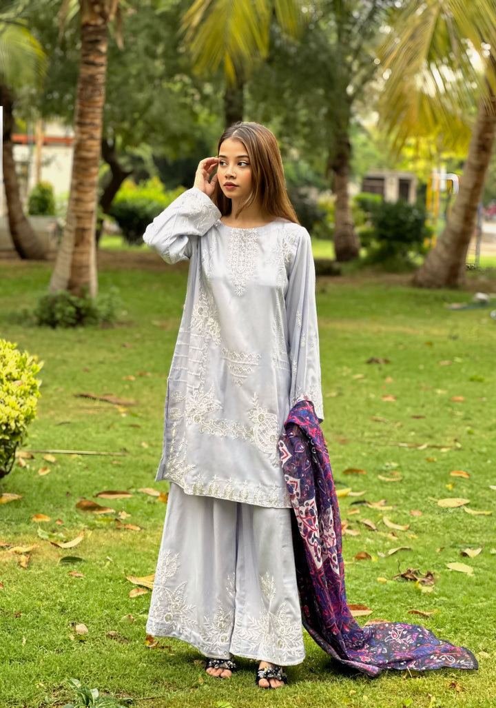 Blossom Aroma from Khuwab by Kazma RTW Lawn Embroidered 3 Piece Suit IRIS - Casual Collection