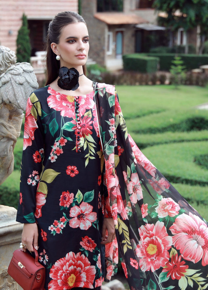 Floral Ritual Edit by Feathers  Printed Lawn 3 Piece Suit BRYNEL - Casual Collection