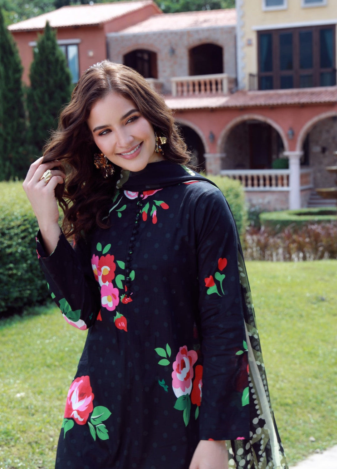 Floral Ritual Edit by Feathers  Printed Lawn 3 Piece Suit FYNOR - Casual Collection