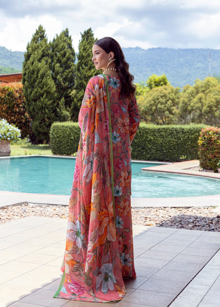 Floral Ritual Edit by Feathers  Printed Lawn 3 Piece Suit RENIX - Casual Collection