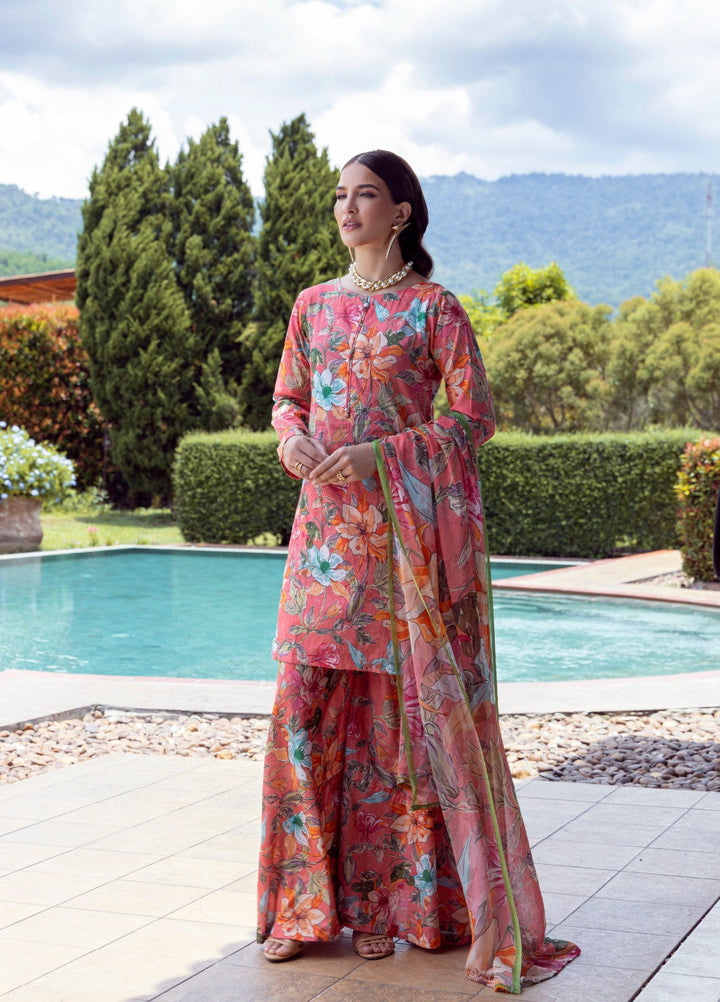 Floral Ritual Edit by Feathers  Printed Lawn 3 Piece Suit RENIX - Casual Collection